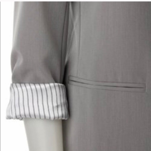 Necessary Objects Grey Lined Blazer - Picture 4 of 6